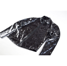 IEFIEL Regen Mantel Rain Jacket Lack PVC Glanz Shiny Wet Look Poly Vinyl  Gr. XL