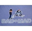 Bad and Mad Hardwear T-Shirt Top Grafitti Writer Sprayer Comic BadMad 90er 90s S