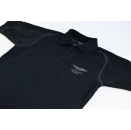 Aston Martin Racing Polo T-Shirt Formel Motor Sport Auto Vintage Schwarz Blk XL