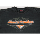 Harley Davidson T-Shirt Motor Rad Cycles Cafe Las Vegas Nevada Vintage VTG USA L