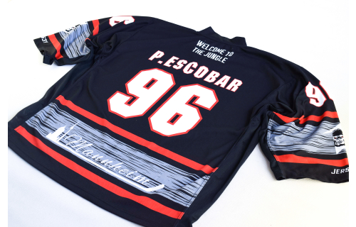 Silverbacks Rhein Neckar Trikot Jersey Maglia Camiseta Maillot Shirt Eishockey XL P. Escobar Icehockey #96 Authentic Jerseys 53