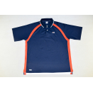FILA Polo T-Shirt Tennis Trikot Jersey Camiseta Maglia Maillot Blau Sport 58 XXL