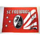 SC Freiburg Fahne Flagge Flag Drapeau Vintage 90er 90s Poster Wand Deko 134x97  NEU