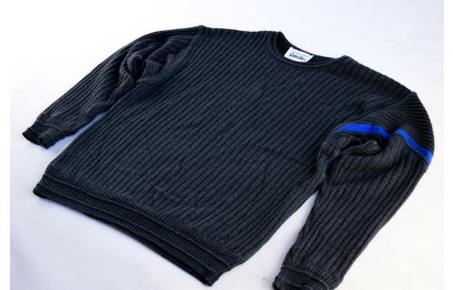 Carlo Colucci Pullover Sweatshirt Strick Jumper Sweater Hip Hop Rap Vintage M-L  50 Wolle Wool Crewneck 90er Pattern Graphik
