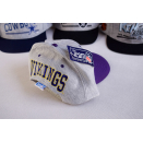 Minnesota Vikings Cap Snapback Mütze Hat Vintage 90er 90s Spellout NFL Football  #26 New old Stock NOS American