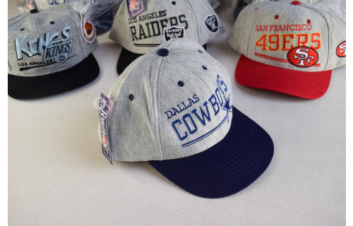 Dallas Cowboys Cap Snapback Mütze Hat Vintage 90er 90s Spellout NFL Football #28 New old Stock NOS Texas American