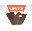 Levis Jeans Hose Levi`s Pant Trouser Denim Big E Flare Vintage W 28 L 32 NEW old Stock Deadstock Black Label NEU Braun Brown
