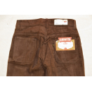 Levis Jeans Hose Levi`s Pant Trouser Denim Big E Flare Vintage W 28 L 32 NEW old Stock Deadstock Black Label NEU Braun Brown
