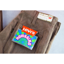 Levis Jeans Hose Levi`s Pant Trouser Denim Big E Novissimo Vintage W 32 L 36 NEW old Stock Deadstock Black Label NEU Braun Brown