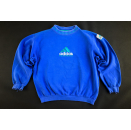 Adidas Equipment Pullover Sweater Jumper Sweatshirt Crewneck 90er 90s Vintage  M Blau Blue Distressed Used