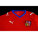 Puma Tschechien Trikot Jersey Camiseta Maglia Maillot T-Shirt Ceská Rot Red Gr L