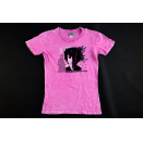 Bob Dylan T-Shirt Tour Folk Indie Rock Band Vintage TShirt Pink Rosa Damen Girls L