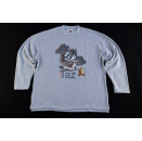 Looney Tunes Taz 3d Pullover Sweater Sweatshirt Jumper Vintage Devil Comic XL   NEU