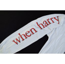 Harry & Sally Movie Film Longsleeve Shirt Vintage Tee USA 80s 80er 1989 ca L- XL Palce Rob Reiner Billy Crystal, Meg Ryan, Carrie Fisher When Harry Met Sally