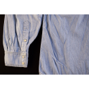 Wrangler Jeans Hemd Shirt Maglia Longsleeve Western Vintage Denim 90er 2XL XXL