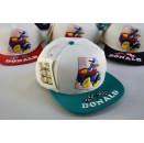 Disney Donald Duck Cap Snapback Mütze Hat Kappe Vintage 90s 90er Racing NEU #52a New old Stock Deadstock Mickey Mouse Goofy ADULT Size