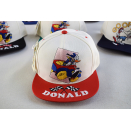 Disney Donald Duck Racing Cap Snapback Mütze Hat Kappe Vintage 90s 90er NOS NEU  #64 New old Stock Deadstock Mickey Mouse Goofy Kids Size