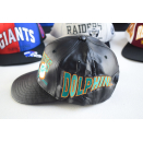 Miami Dolphins Cap Snapback Mütze Hat Vintage 90er 90s Leather Look NFL Football  #36  New old Stock NOS American Leder  USA Am Cap