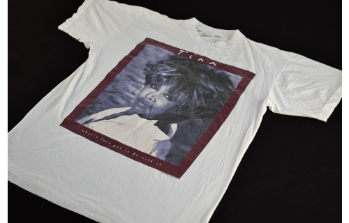 Tina Turner T-Shirt 1993 90s 90er Whats Love Tour Konzert Concert Vintage Gr. XL