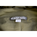 Naf Naf Vintage Windbreaker Jacke Nylon Flieger Jacket France League Casual L-XL