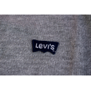 Levis Pullover Longsleeve Sweatshirt Vintage 90er 90s Levi´s USA Made Kids S M L NEU New old Stock NOS Grau Grey Denim Deadstock Kinder Jumper Bambini Fashion
