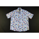 Eterna Freizeit Hemd Button Down Shirt Hawaii All over...