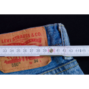Levis Jeans Short Hose Levi`s Pant Shorts 550 Kurz Straight Fit Blau Blue W 34