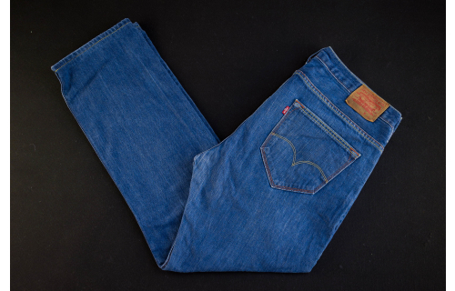 Levis Jeans Hose Levi` Pantaloni Trouser Pant Denim Blau Blue Straight W 36 L 32