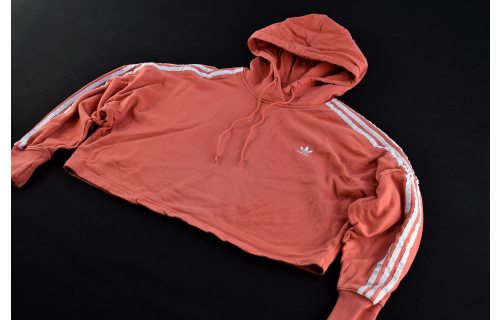 Adidas Crop Top Pullover Kapuze Hoodie Sweat Shirt Sweatshirt Sweater 19 99