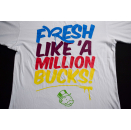 ROCAWEAR T-Shirt Oversize Fresh like a million Bucks Rap Vintage Hip Hop XXL 2XL