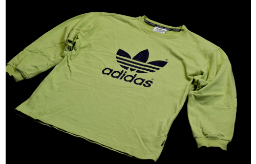 Adidas Longsleeve Sweat Shirt Sweater Jumper Casual Vintage Trefoil 90er 90s 164