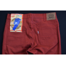 Levis Jeans Vintage Hose Levi`s Pant Trouser Slim 631 80er 80s W 34 L 36 NEU    Deadstock NOS Pantalones Pantaloni New old Stock Rot Red