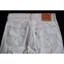 Levis Jeans Hose Levi`s Pant 508 Trouser Denim Vintage Weiß Off Weiß W 30 L 34