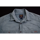 Woolrich Hemd Shirt Button Down Freizeit Wandern Vintage Distressed Outdoor L