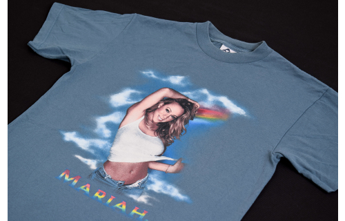 Mariah Carey T-Shirt Rainbow Tour 2000 Pop Musik Singer Konzert Vintage VTG M