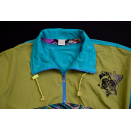 Vintage Windbreaker Jacke Sport Jacket Jogging Ethnic Power Nylon Italy WMS NEU  New old Stock 36 38 40 42 44 Italia