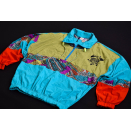Vintage Windbreaker Jacke Sport Jacket Jogging Ethnic Power Nylon Italy D 38 NEU   New old StockItalia