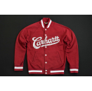 Carhartt Vintage Script Baseball Jacket Jacke Distressed College Bomber Rot   S