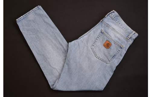Carhartt Hose Klondike II Pant Workwear Distressed Blue Used Blau W 34 L 32