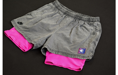 Nike Challenge Court Short Jeans Hose Pant Vintage 90s 90er Tennis Agassi Lava M