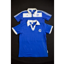2x Adidas Schalke 04 Polo T- Shirt S04 Retro...