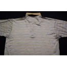 Bueckle Polo Shirt Vintage Muster Patterns 80er 90er Hemd Maglia Maillot 52 ca L