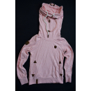 Naketano Pullover Sweat Shirt Sweater Roll Kragen Turtle Neck Girls Frau Rosa L