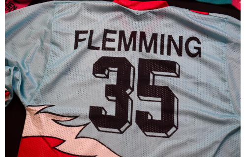 Maillot De Hockey Vintage Frankfurt Lions #9 Ziesche - Taille XL - Années 90 - Occasion Excellente état