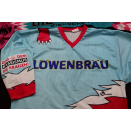 Frankfurt Lions Trikot Jersey Camiseta 93/94 DEL Flemming Löwenbrau Eishockey XL  90er  90s Vintage Maglia Camiseta Maillot Shirt Schanner Löwen