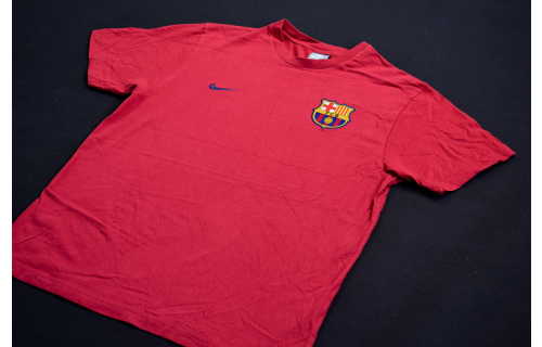 Nike FC Barcelona FCB T-Shirt Trikot Jersey Camiseta Maglia Maillot Baumwolle L