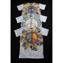 3x Mirror T-Shirt TShirt All over Print Hippie Peace Weed...