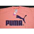 Puma T-Shirt Vintage Deadstock NOS Big Chest Logo 90er 80er Rosa Pink M NEU NEW