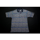 Giramondo Vintage Polo Shirt Hemd Graphik Grafik Pattern...