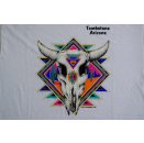 Vintage T-Shirt Indian Print Indianer Bull Skull 90er 90s New old Stock XL NEU